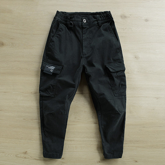 Herren Cargohose mit tapered Bein, elastischem Bund und verstärkten Knieeinsätzen Nord Taschen