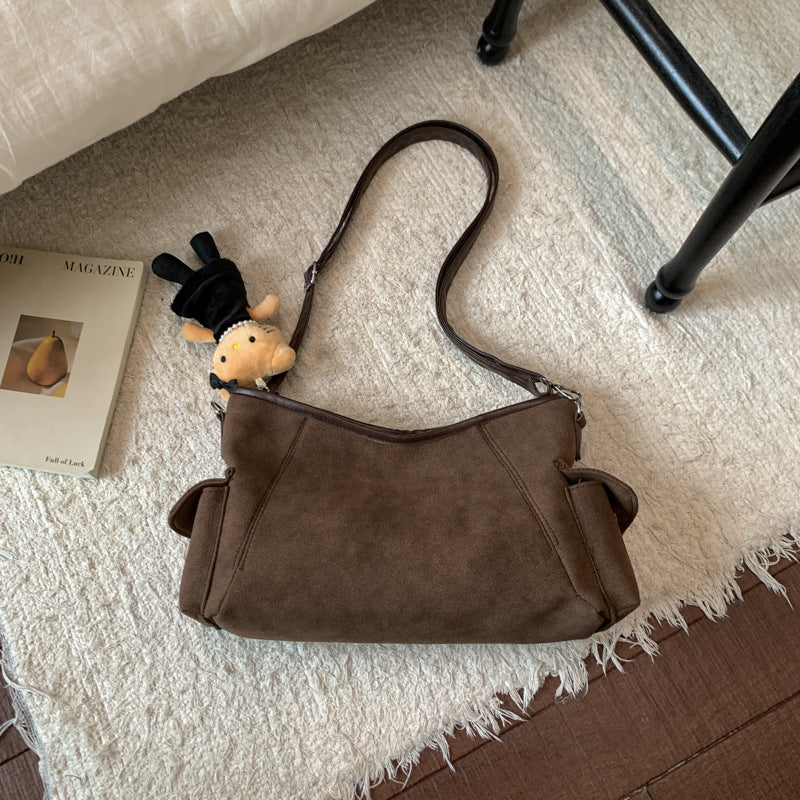 Damen Schultertasche mit abnehmbarem Schlüsselanhänger Nord Taschen