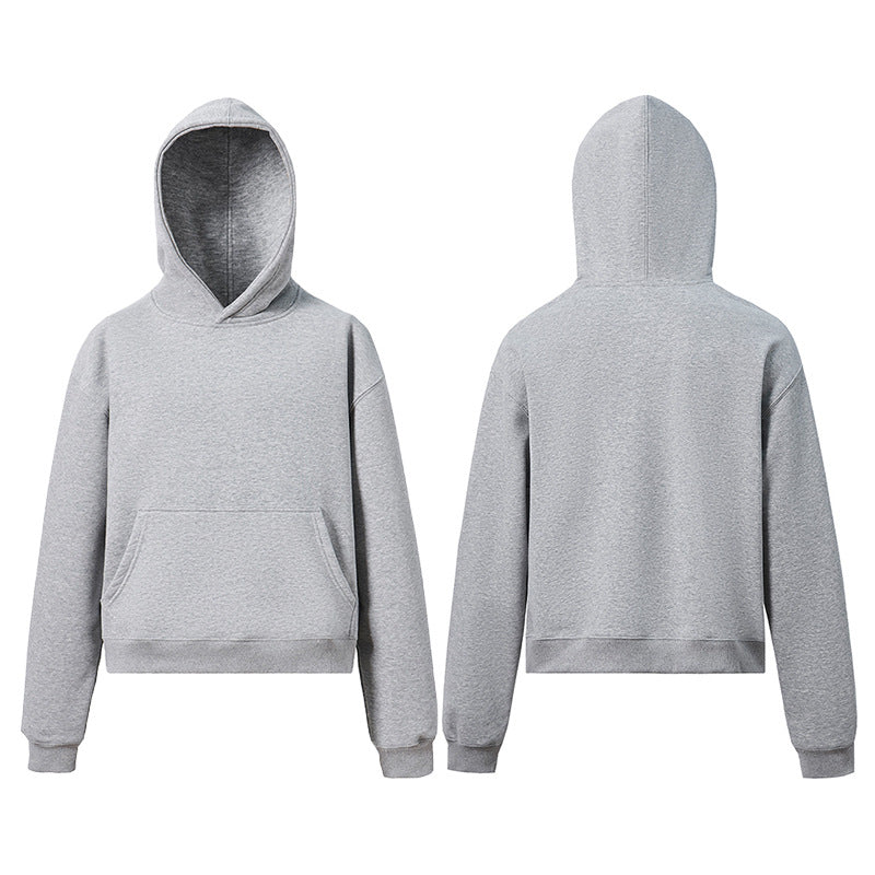 Unisex Kapuzenpullover aus Bio-Baumwoll-Fleece mit Kängurutasche und leicht verkürzter Passform Nord Taschen