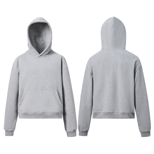 Unisex Kapuzenpullover aus Bio-Baumwoll-Fleece mit Kängurutasche und leicht verkürzter Passform Nord Taschen