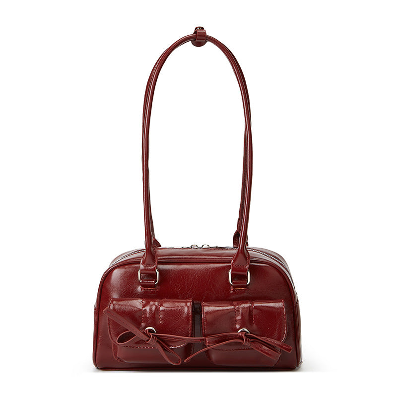 Damen Handtasche mit süßen Knotenapplikationen und praktischem Stauraum Nord Taschen