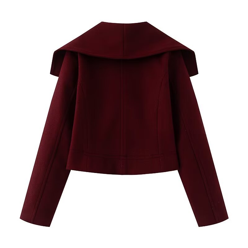 Damen Kurzjacke mit großem Matrosenkragen und zweireihiger Knopfleiste Nord Taschen