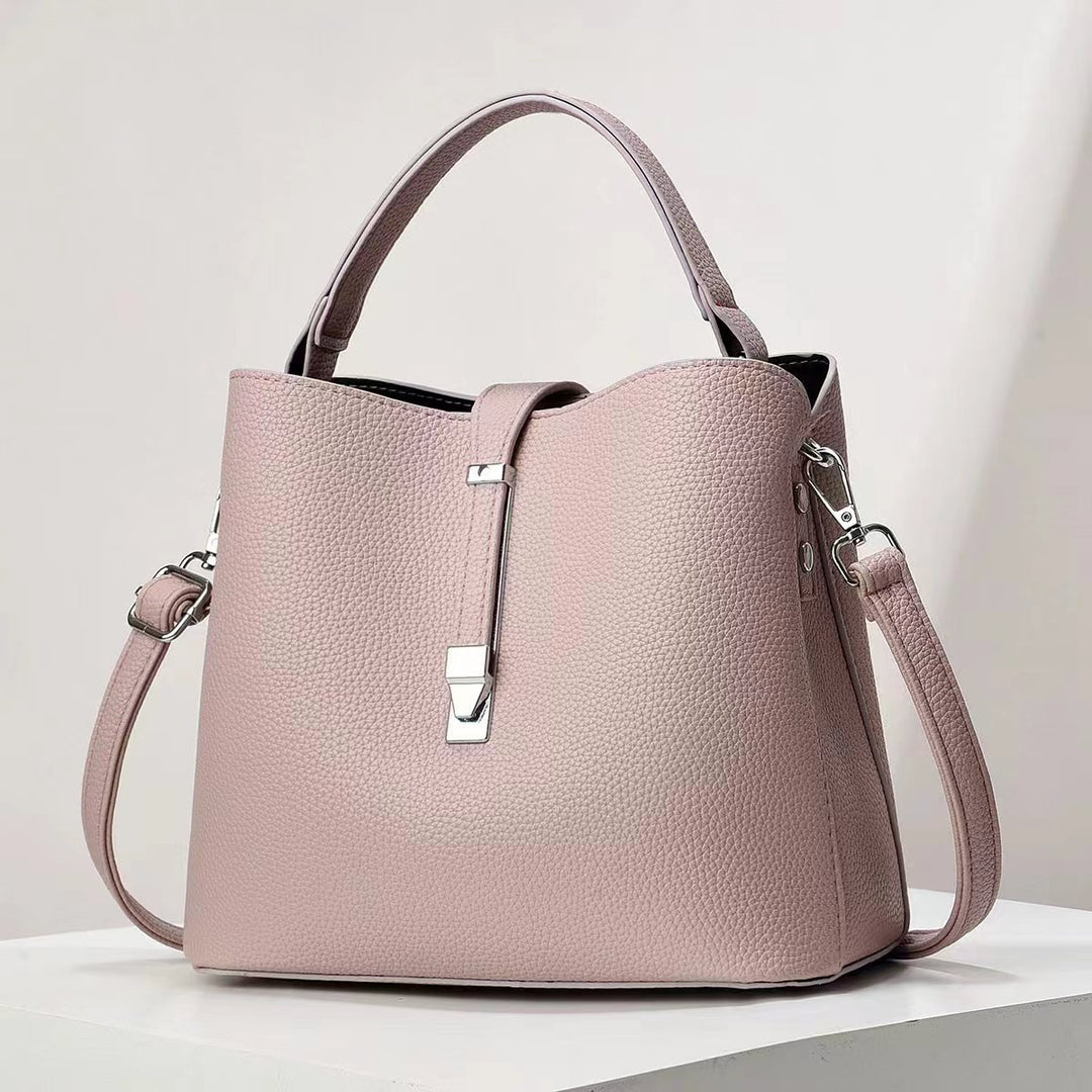 Damen elegante Schultertasche mit strukturiertem Obermaterial Nord Taschen