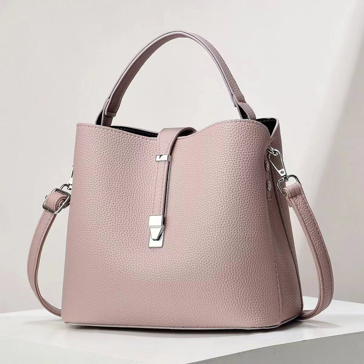 Damen elegante Schultertasche mit strukturiertem Obermaterial Nord Taschen