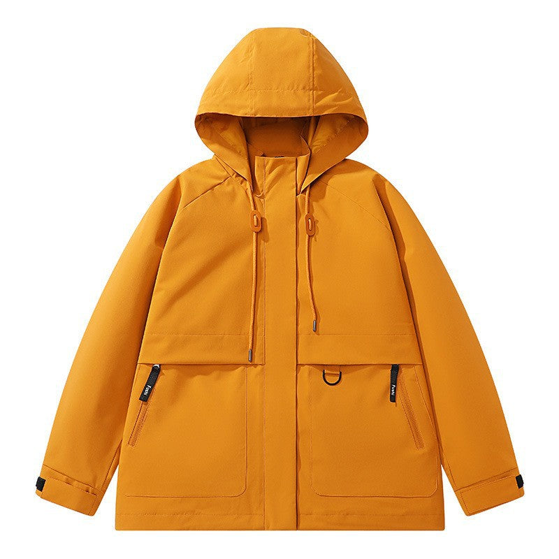 Unisex leichte wind- und wasserabweisende Kapuzenjacke im minimalistischen Utility-Stil Nord Taschen