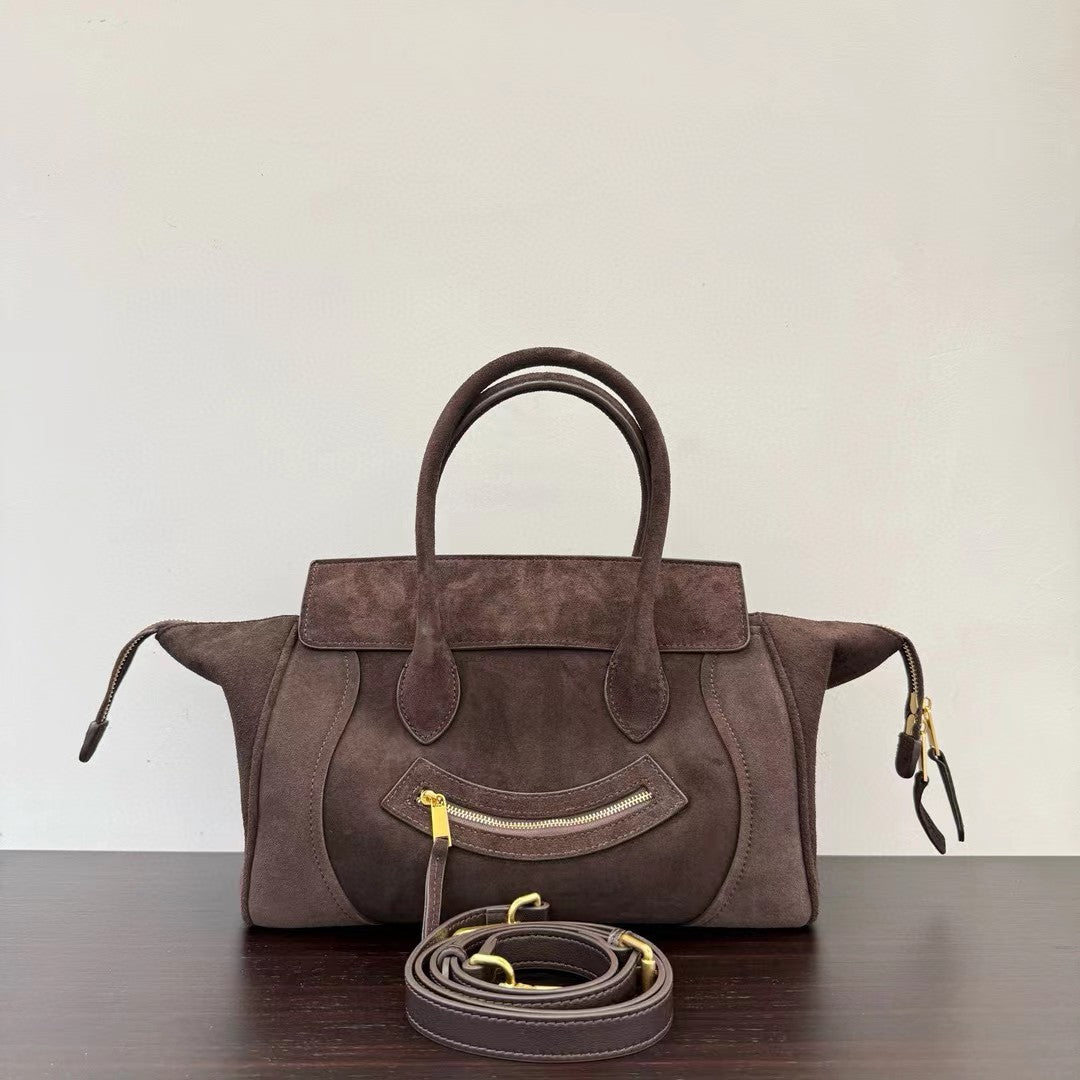 Damen hochwertige Wildleder Handtasche Nord Taschen