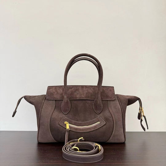 Damen hochwertige Wildleder Handtasche Nord Taschen