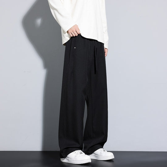 Damen Weite Palazzo‑Hose mit hohem Elastbund & Kordelzug Nord Taschen