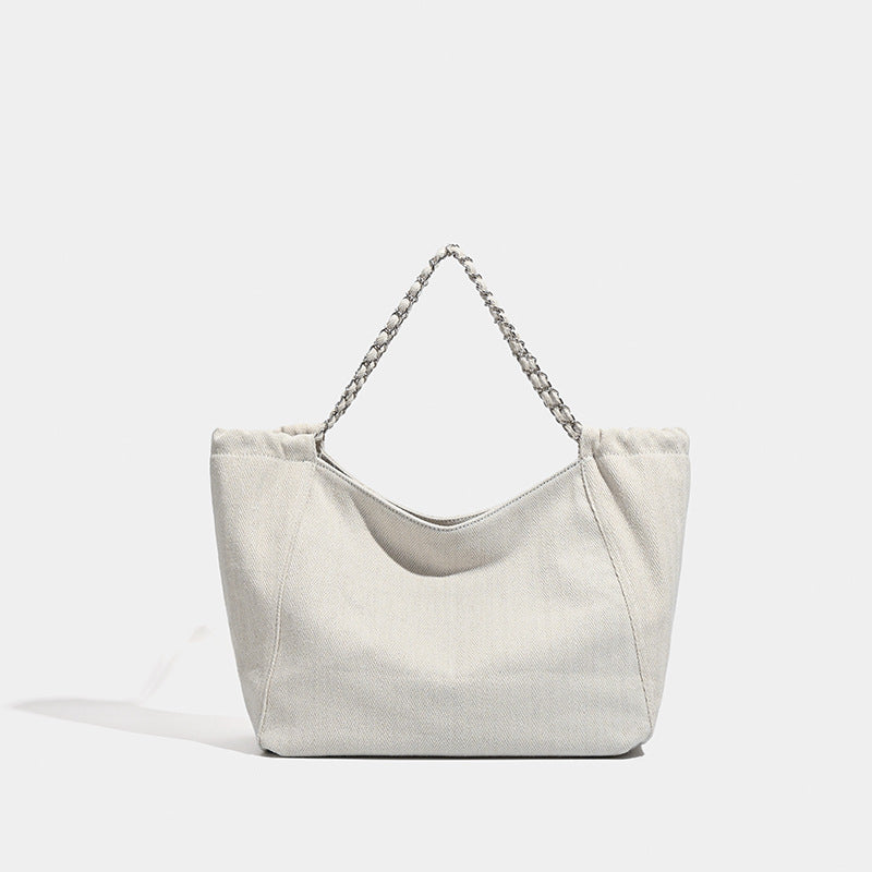 Damen praktische Denim Shopper-Tasche Nord Taschen
