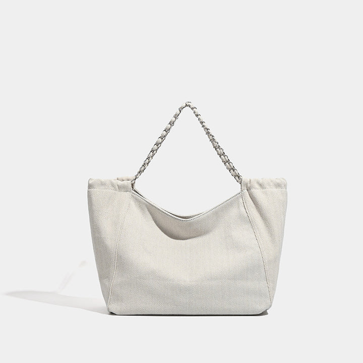 Damen praktische Denim Shopper-Tasche Nord Taschen