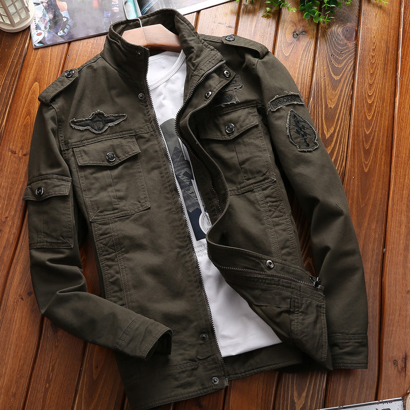 Herren Modische Freizeitjacke mit praktischen Taschen Nord Taschen