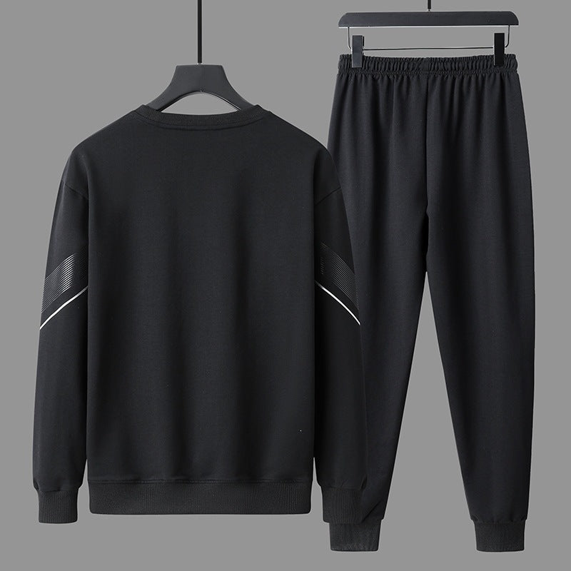 Herren Sportliches Freizeit-Trainingsset aus Sweatshirt & Jogginghose mit Reißverschlusstaschen Nord Taschen