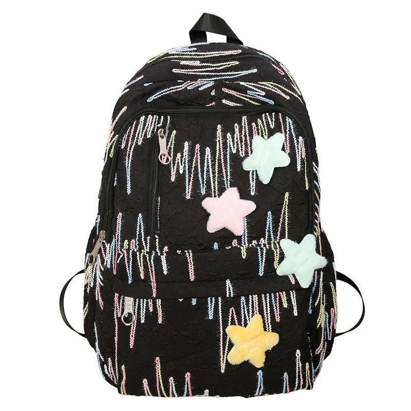 Damen-Rucksack mit buntem Stickdesign und praktischen Fächern Nord Taschen