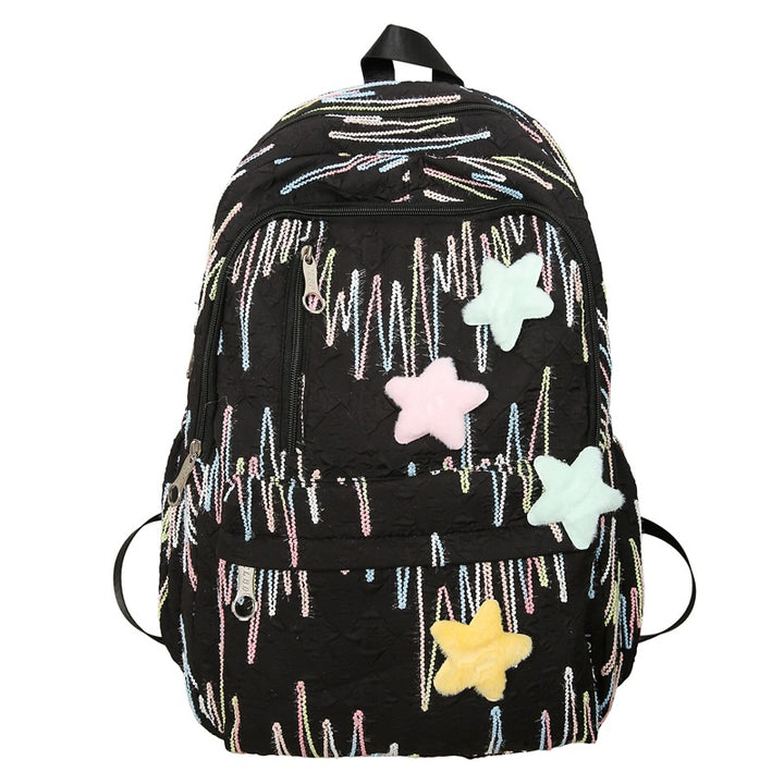 Damen-Rucksack mit buntem Stickdesign und praktischen Fächern Nord Taschen