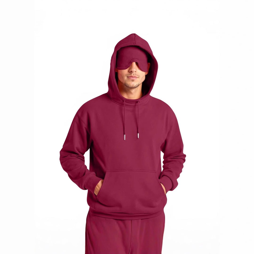 Herren Kapuzenpullover mit Kängurutasche und regulierbarem Tunnelzug Nord Taschen
