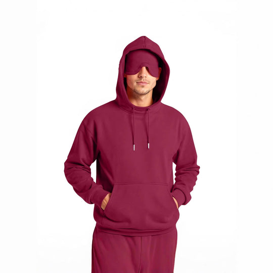 Herren Kapuzenpullover mit Kängurutasche und regulierbarem Tunnelzug Nord Taschen