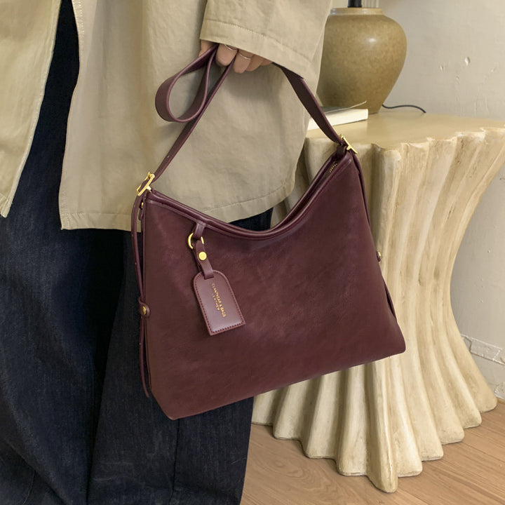 Damen elegante Umhängetasche mit weichem Leder Nord Taschen