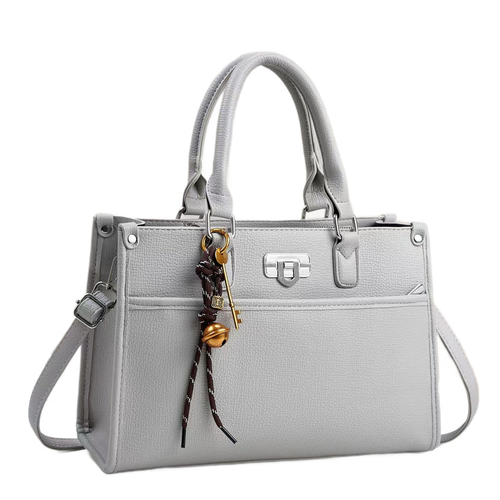 Damen Handtasche mit strukturiertem Design und abnehmbarem Tragegurt Nord Taschen