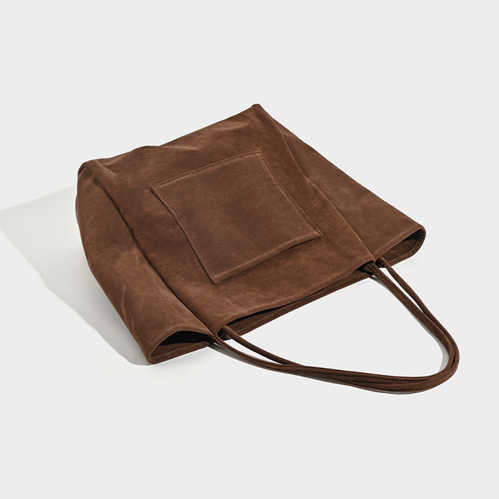 Damen große Beuteltasche aus weichem Wildleder Nord Taschen