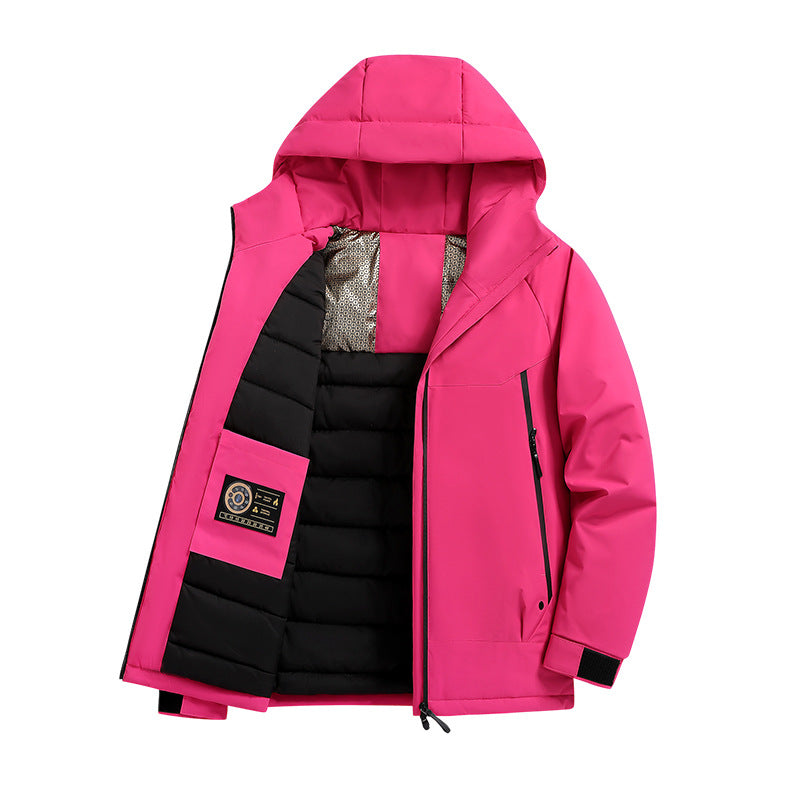 Herren Isolierte Softshell-Parka mit technischer Kapuze, winddichter Außenhülle und Innentaschen Nord Taschen
