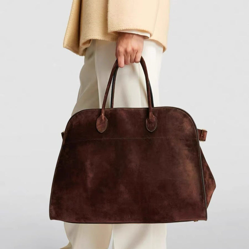 Damen Hobo-Tasche mit luxuriösem Wildledereffekt und abnehmbarem Schulterriemen Nord Taschen