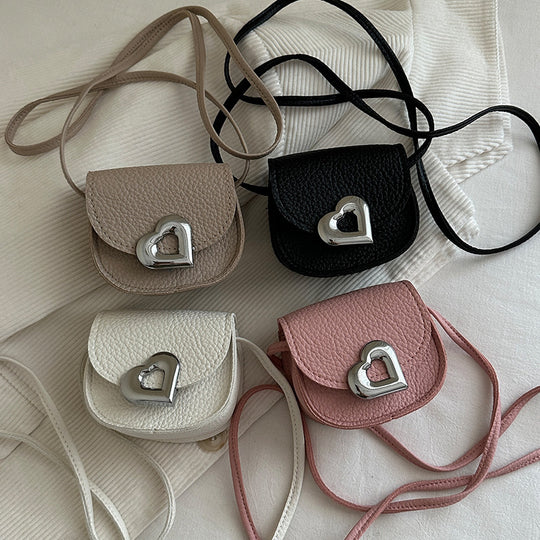 Damen Mini-Rucksack mit herzförmigem Verschluss Nord Taschen