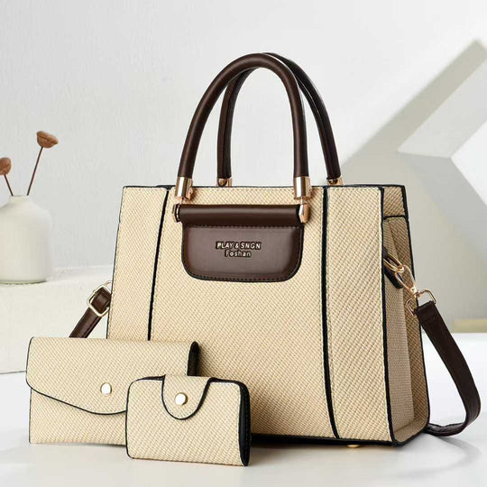 Damen elegante Handtasche mit abnehmbarem Portemonnaie Nord Taschen
