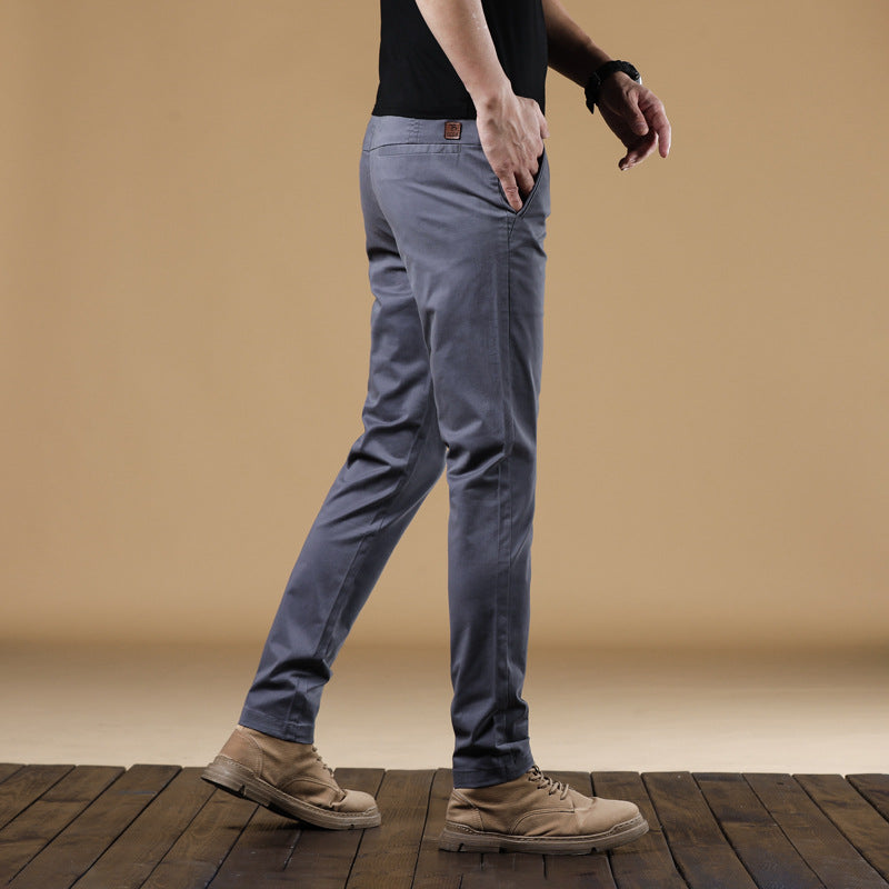 Herren Locker geschnittene Baumwoll-Chino mit Komfortbund und dezentem Stretch Nord Taschen