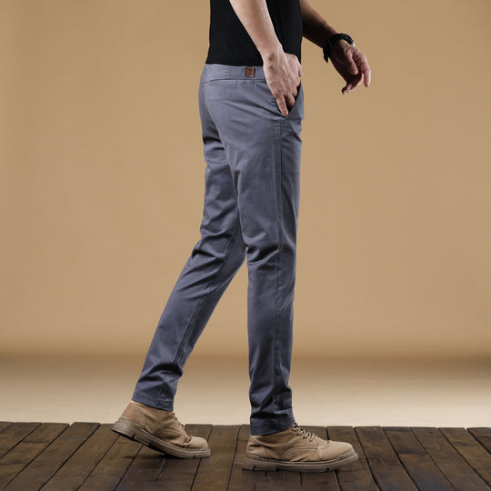 Herren Locker geschnittene Baumwoll-Chino mit Komfortbund und dezentem Stretch Nord Taschen
