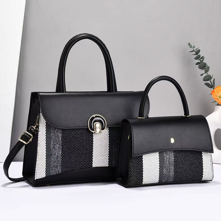 Damen Handtaschen-Set mit luxuriösem Design und abnehmbarer Clutch Nord Taschen
