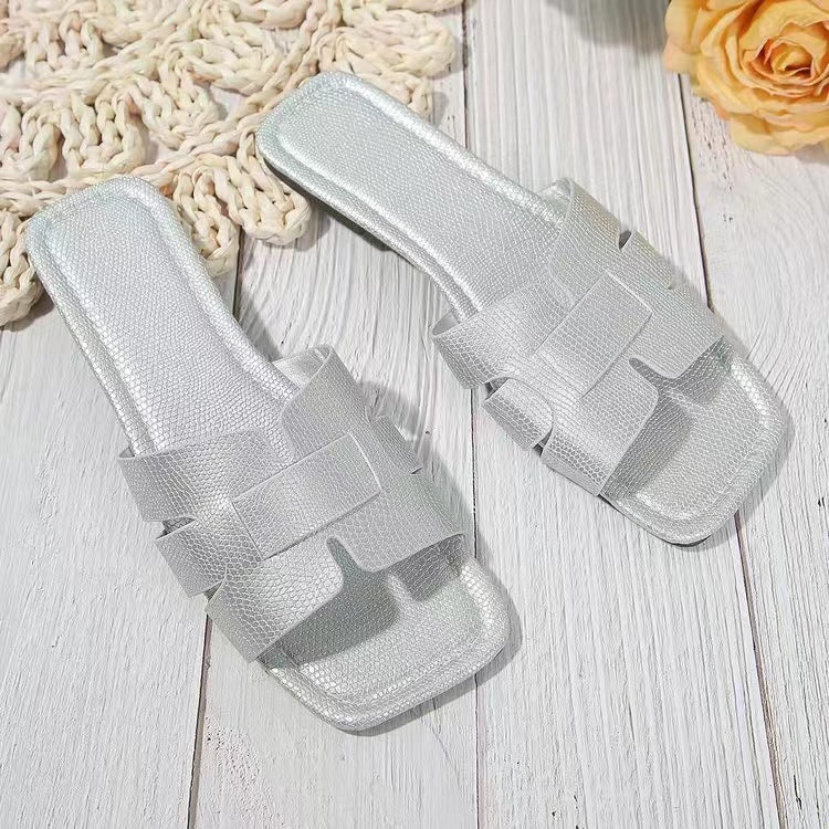 Damen Komfortable Slidesandalen mit modischem Riemen-Design