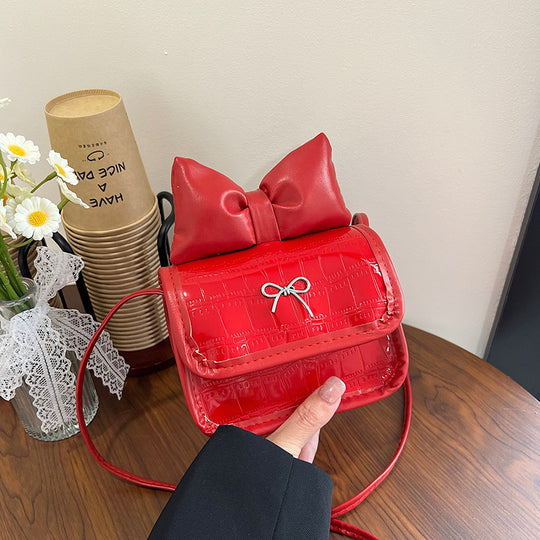 Damen Mini-Handtasche mit verspieltem Schleifendetail Nord Taschen