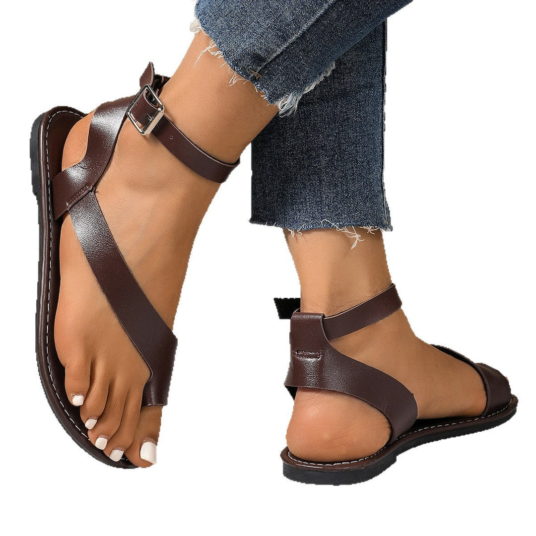 Damen Sandalen mit elegantem Riemendesign und komfortabler Fußsohle Nord Taschen