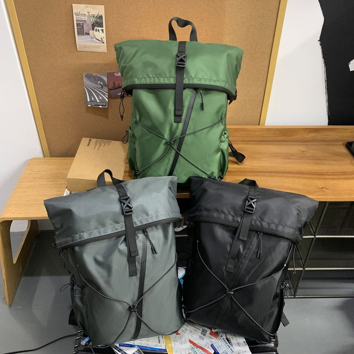 Damen Rolltop Rucksack mit praktischen Kompressionsriemen Nord Taschen