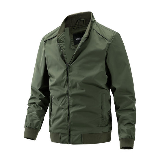 Herren Bomberjacke mit geripptem Bund und winddichtem wasserabweisendem Obermaterial Nord Taschen