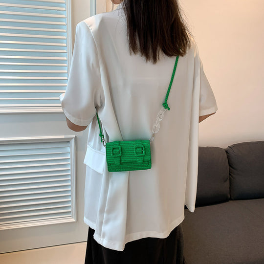 Damen Mini Umhängetasche mit strukturiertem Design und verstellbarem Trageriemen Nord Taschen