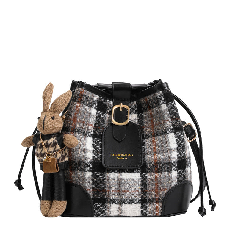 Damen modische Beuteltasche mit abnehmbarem Charme Nord Taschen