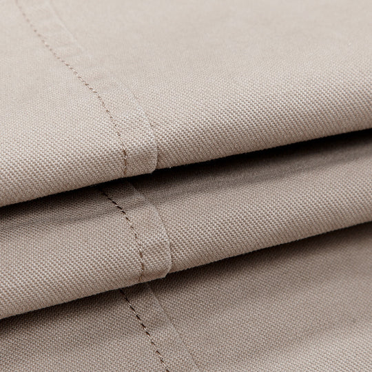 Herren mittellanger Kapuzenparka mit kariertem Innenfutter und verdeckter Zip‑Knopfleiste Nord Taschen