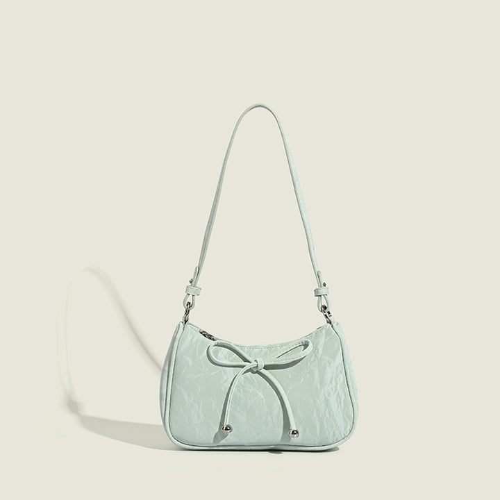 Damen elegante Mini-Handtasche mit verspieltem Kordelzug Nord Taschen