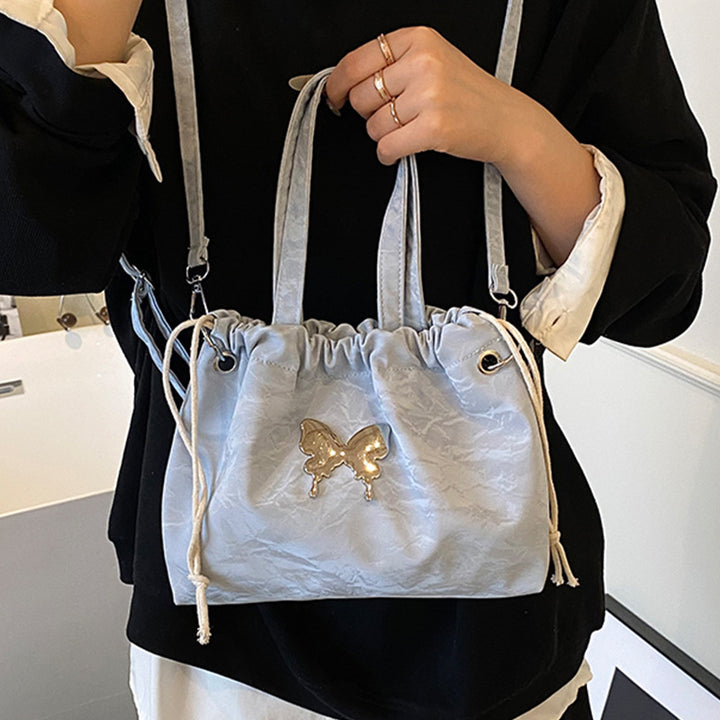 Damen Hobo-Tasche mit dekorativem Ketten- und Perlenbesatz Nord Taschen