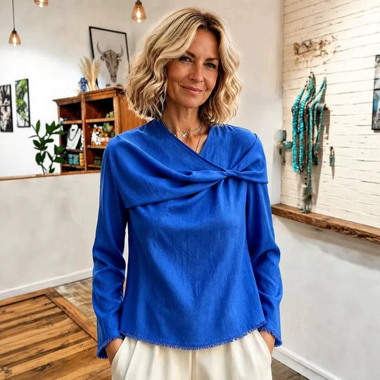 Damen Elegante und bequeme Bluse Nord Taschen