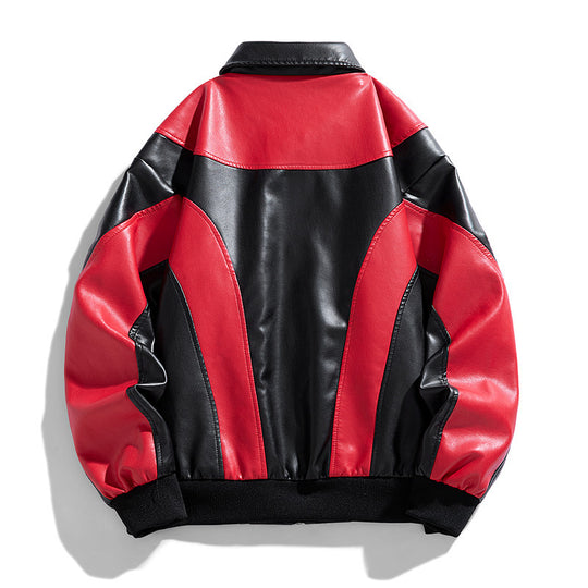 Herren Modische Bomberjacke mit Kontrastfarben Nord Taschen