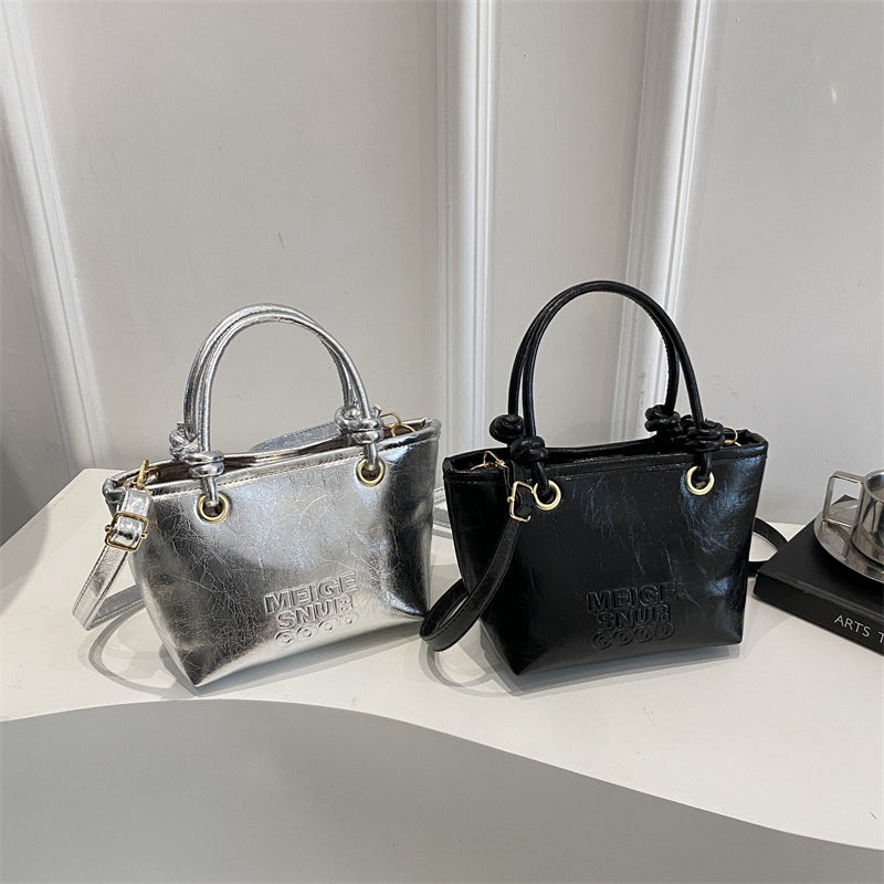 Damen elegante Mini-Handtasche mit strukturiertem Design und abnehmbarem Schulterriemen Nord Taschen