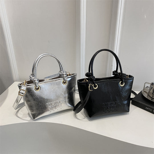 Damen elegante Mini-Handtasche mit strukturiertem Design und abnehmbarem Schulterriemen Nord Taschen