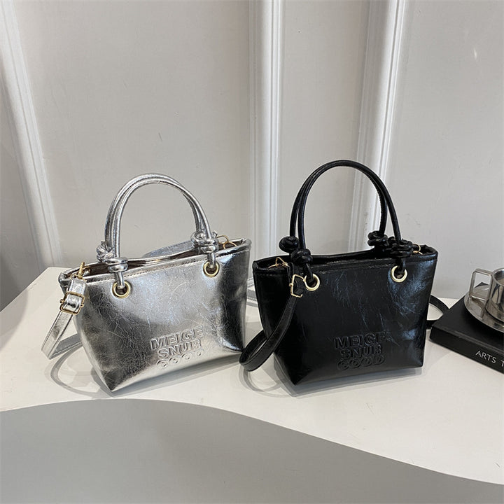 Damen elegante Mini-Handtasche mit strukturiertem Design und abnehmbarem Schulterriemen Nord Taschen