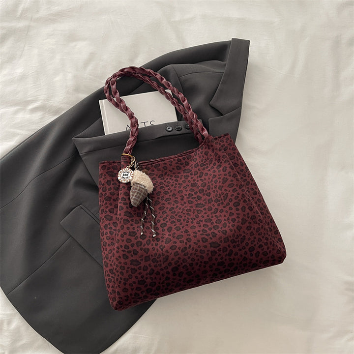 Damen modische Beuteltasche mit geflochtenen Tragegriffen Nord Taschen