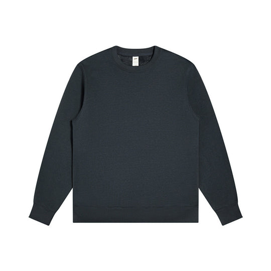Unisex Minimalistisches Baumwoll-Sweatshirt mit Rundhals, Rippbündchen & Relaxed Fit Nord Taschen