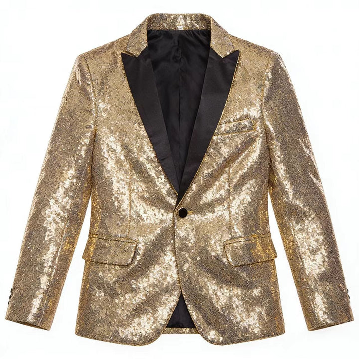 Glamouröser Pailletten Blazer Herren