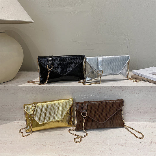 Damen elegante Clutch mit strukturiertem Design Nord Taschen