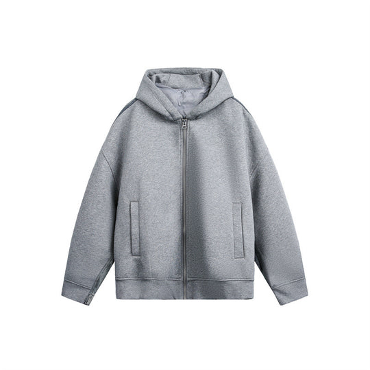 Unisex Oversize Kapuzen‑Sweatjacke mit Reißverschluss, Eingrifftaschen und gefütterter Kapuze Nord Taschen